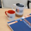 Picture of AU branded Mug in white color 